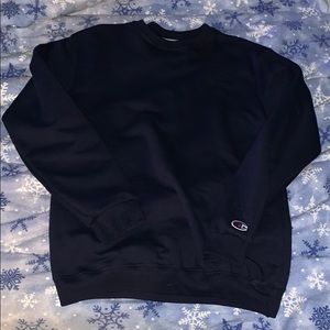 Navy blue champions sweater